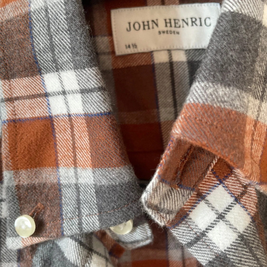 John Henric/flanell skjorta  - 91
