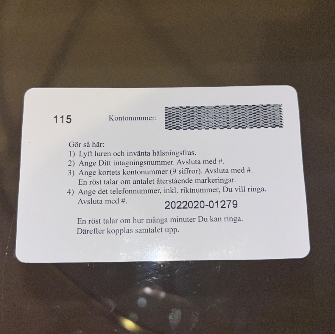 Telefonkort - 90
