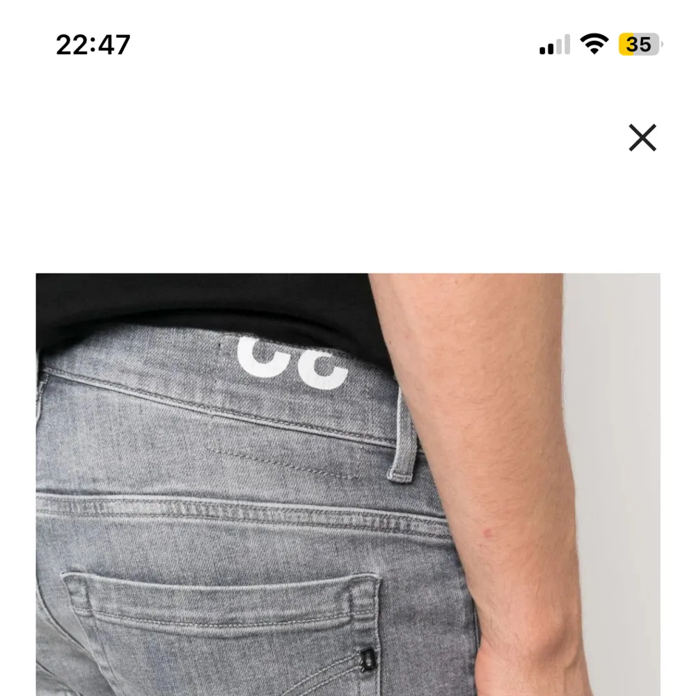 Tjena! Någon som säljer dessa gråa Dondup George jeans i storlek 30 i bra skick? Hör av dig ifall du har ett par som du vill sälja . Jeans & Byxor.