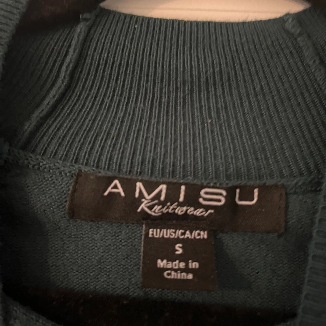 Långärmad grön tröja - 90