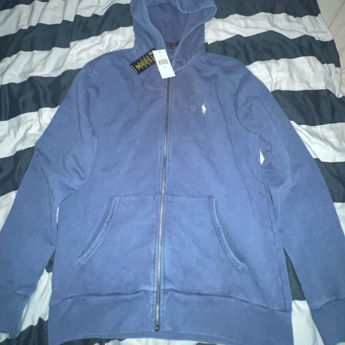 Ralph lauren hoodie blå - 91