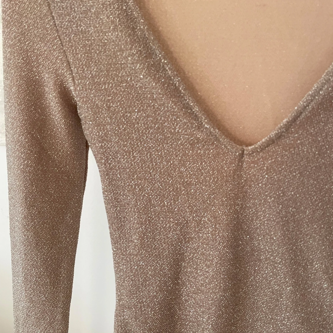 Guld skimrande Body - 90