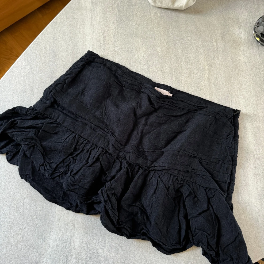 Svart linnekjol  - 90