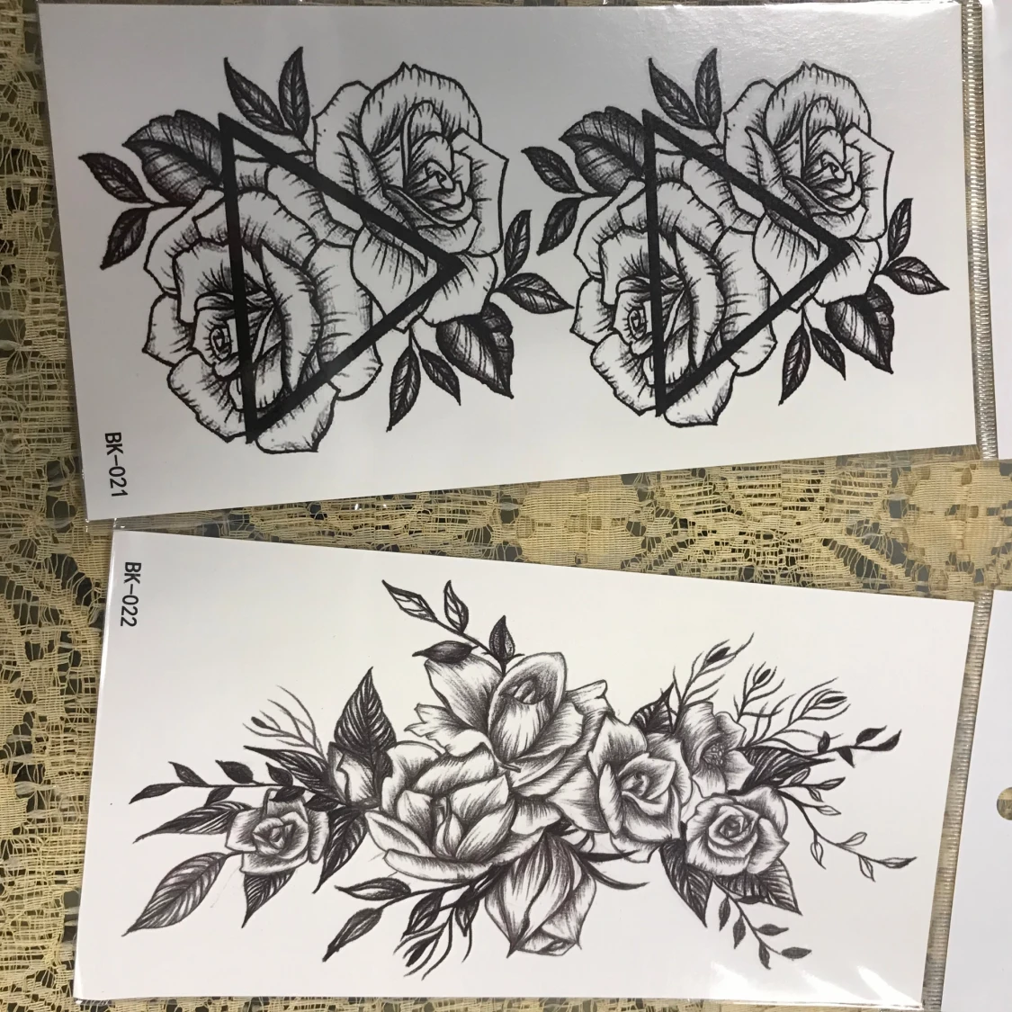 Blommor Tatuering  - 91