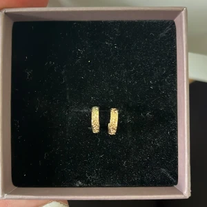 örhängen - små mönstrade örhängen