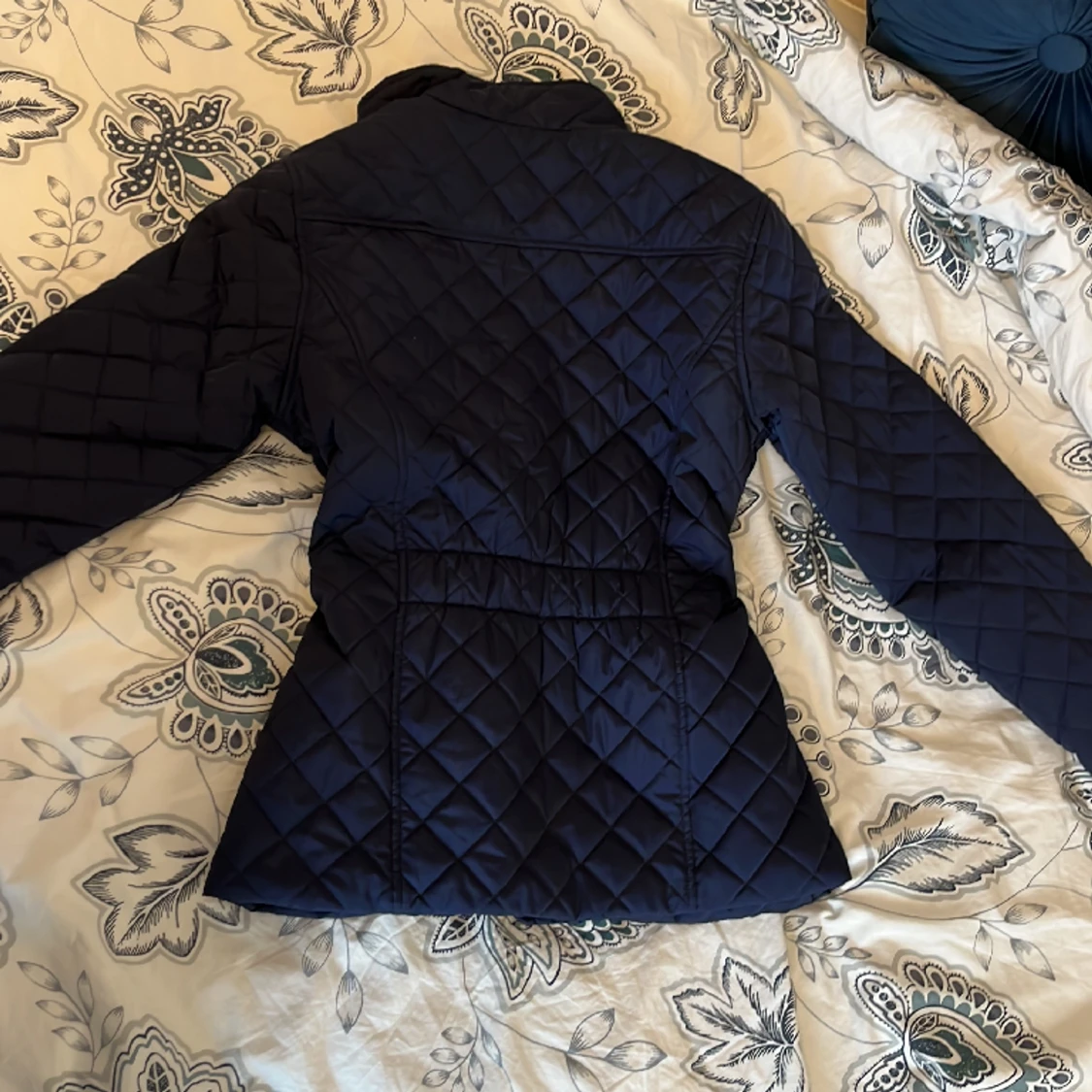 Mörkblå rutig jacka  - 91