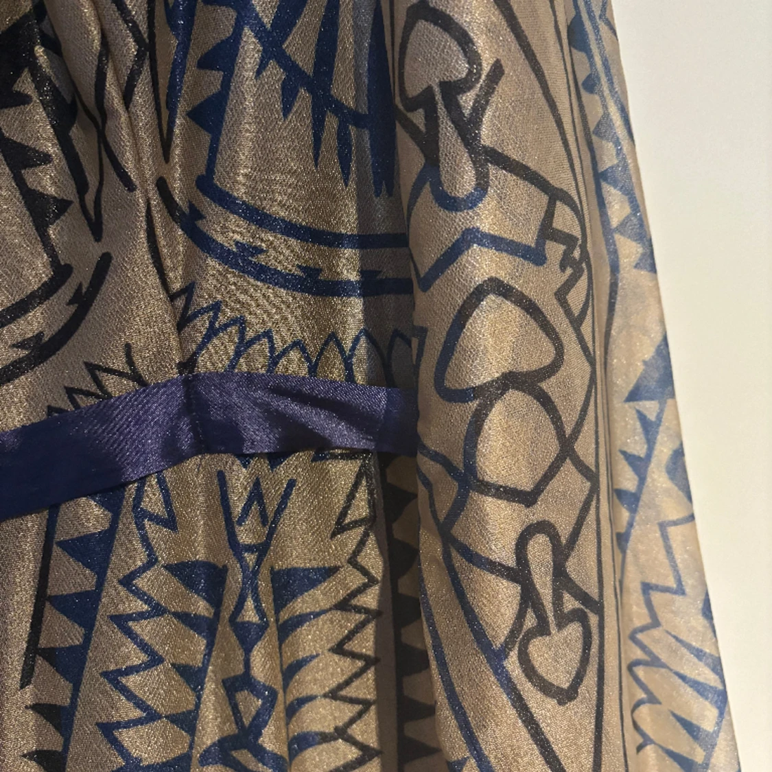 Mönstrad klänning  - 91