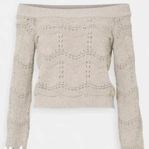 Offshoulder tröja - Vit tröja