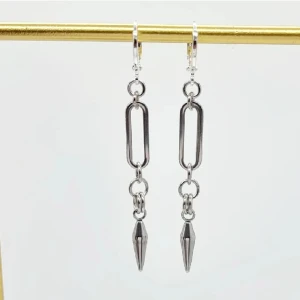 Handgjorda örhängen  - Handgjorda örhängen ●Material- rostfritt stål ●Örhängeskrokar -silver925 . ☆☆Längd 6,5cm. Köp för 90kr/st eller 130kr/paret
