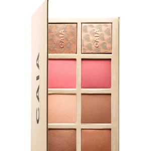 caia palett - säljer en multi caia palett som köptes i sommras för 700kr. bra skick förutom att jag använt pudret men ändå mycket produkt kvar. paletten finns inte kvar på caia. packar säkert innan postning!