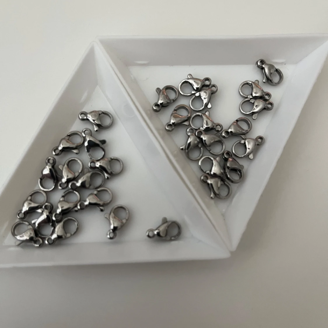 30-pack silvriga karbinhakar 