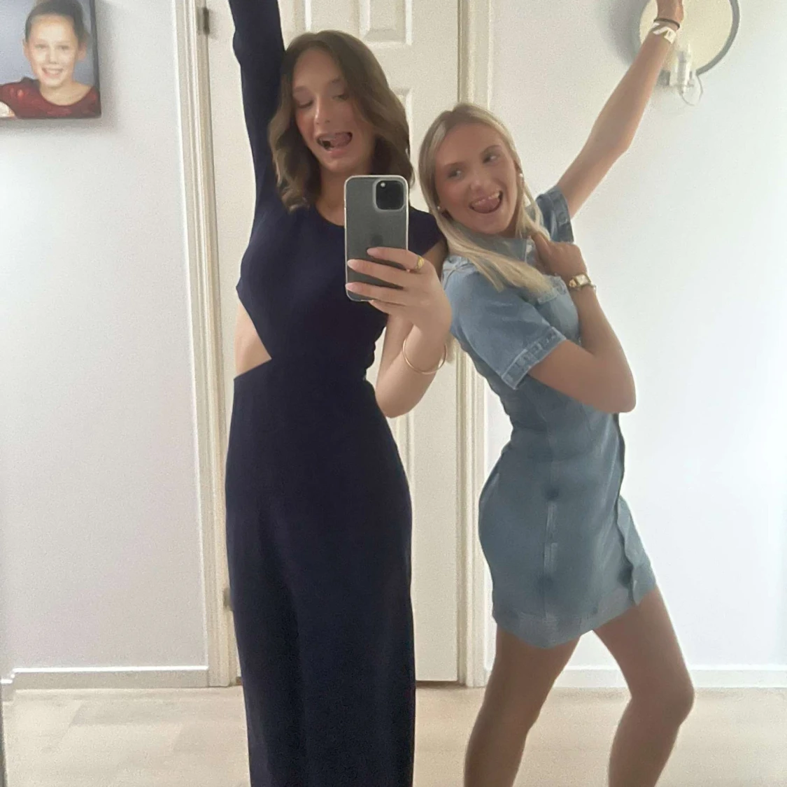 Jeansklänning  - 90