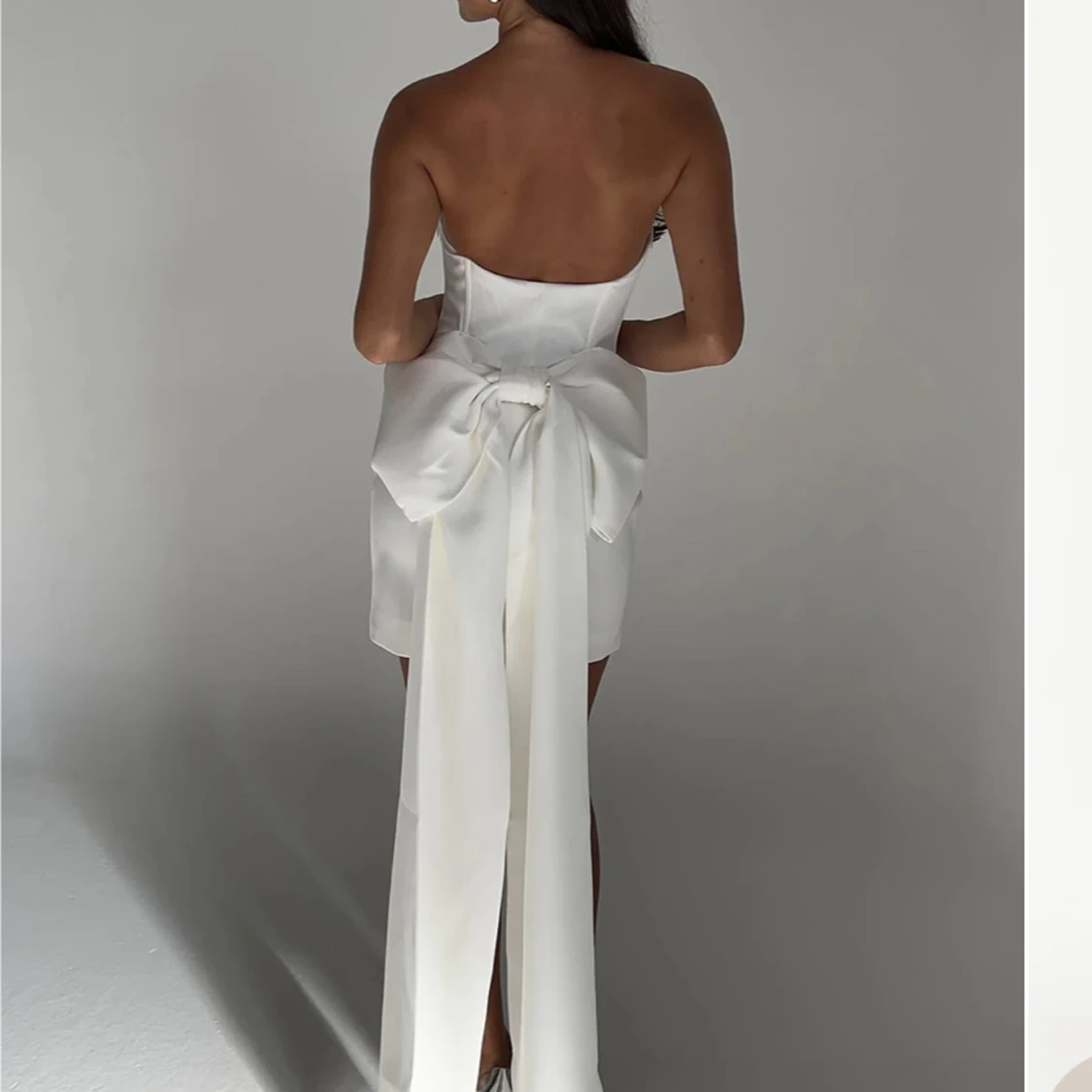 Söt rosett klänning  - 90