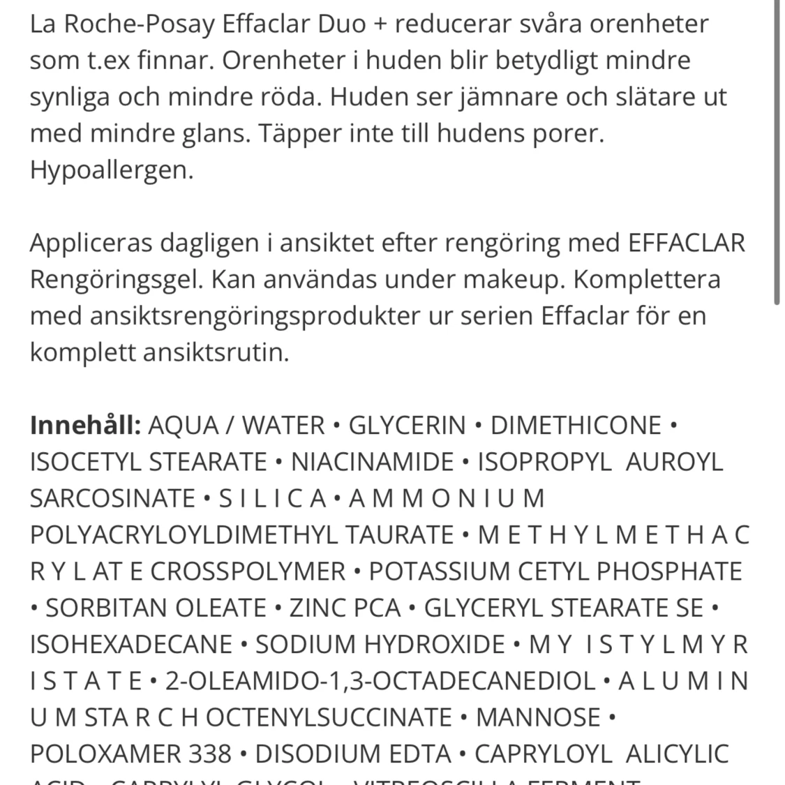 La Roche-Posay Effaclar Duo+, 40 ml - 91