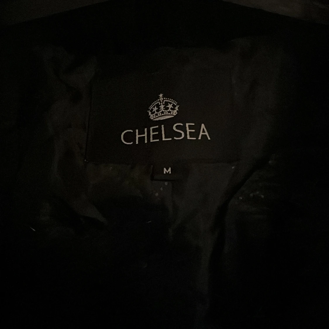 Svart pälsjacka  - 90