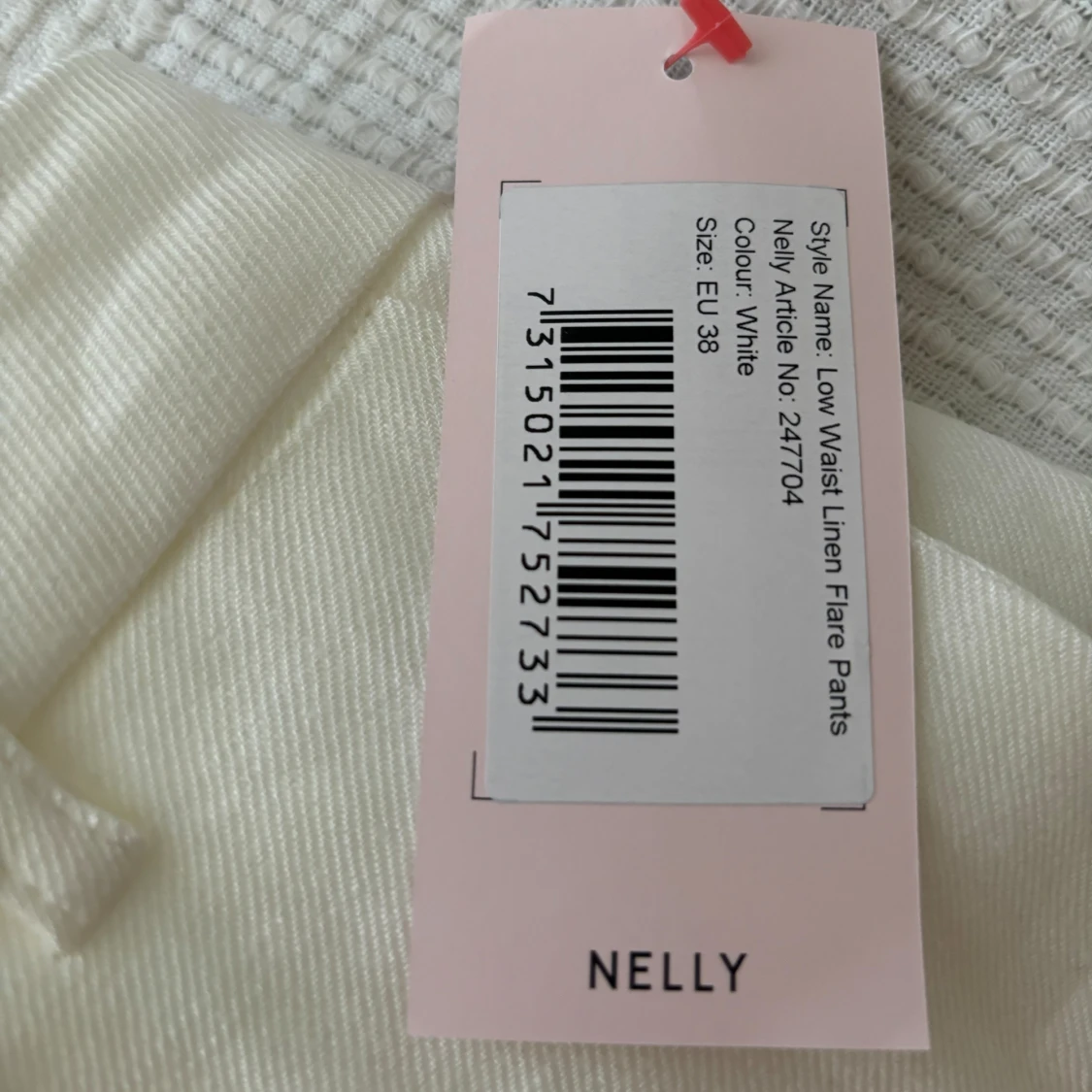 Lågmidjade Linne byxor  - 92