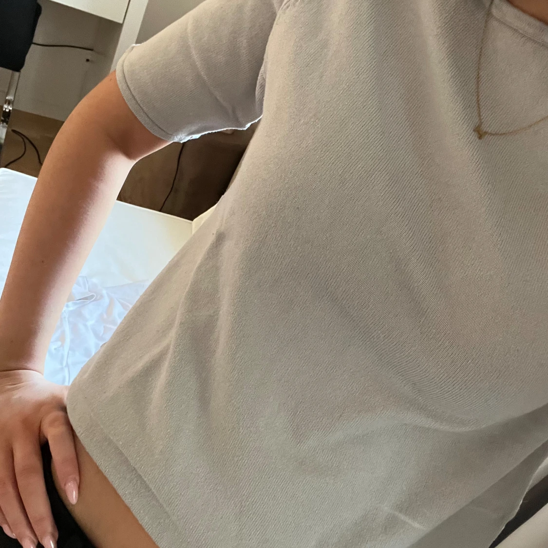 Trekvartsärm tröja  - 90