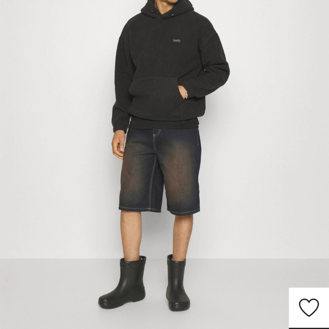 Jeansshorts- DARK blue denim