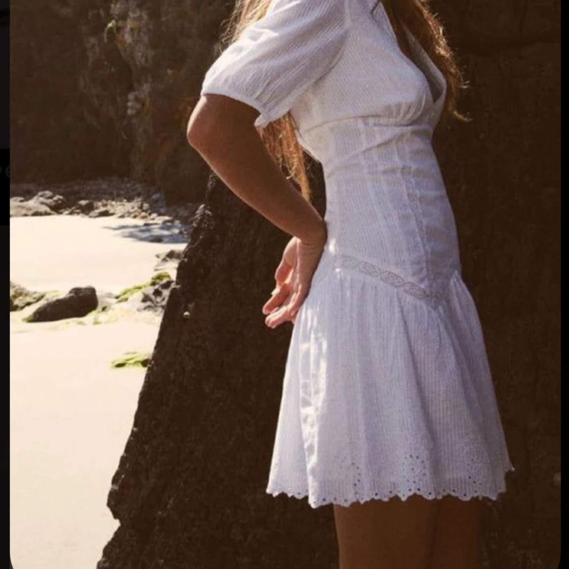 Vit zara klänning - 90