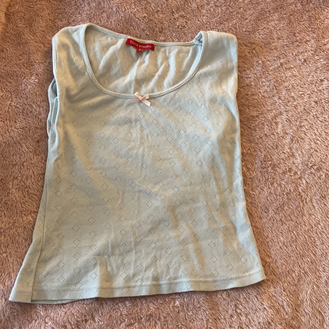 Gulligt blått linne