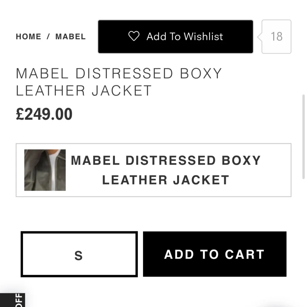 Ny läderjacka av fårskinn från in my element i storlek L. Modellen heter MABEL DISTRESSED BOXY LEATHER JACKET och köptes för £249❤️. Jackor.