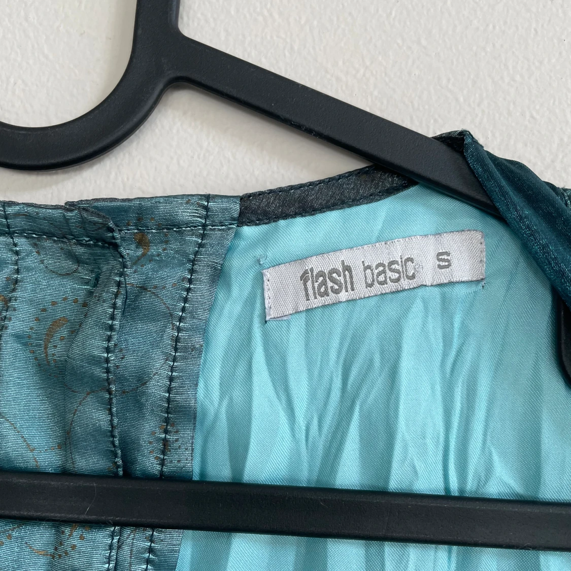 Turkos fest-topp - 90