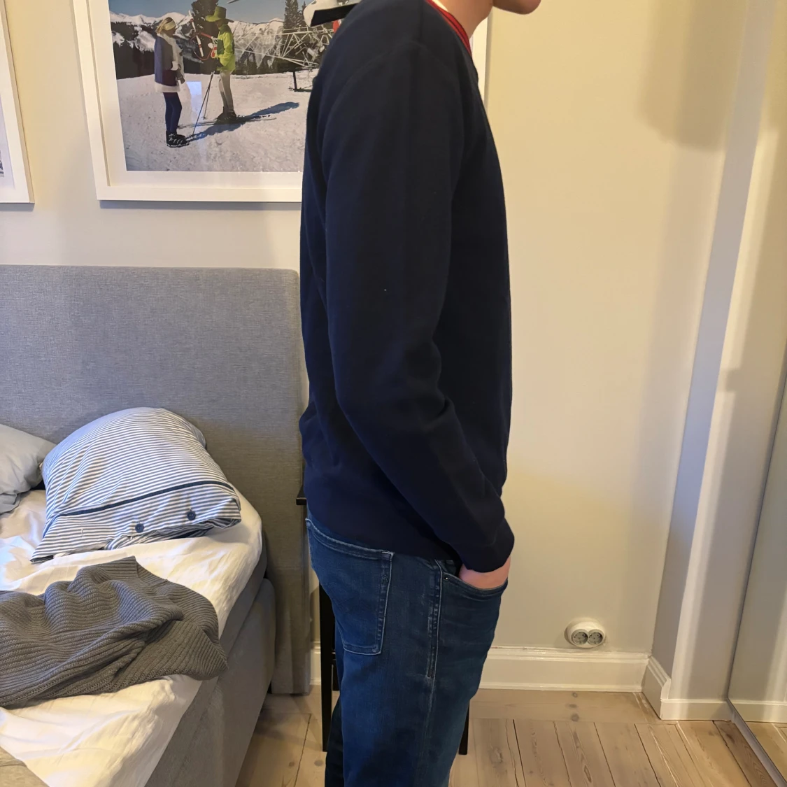 Ralph lauren rundhalsad tröja  - 90