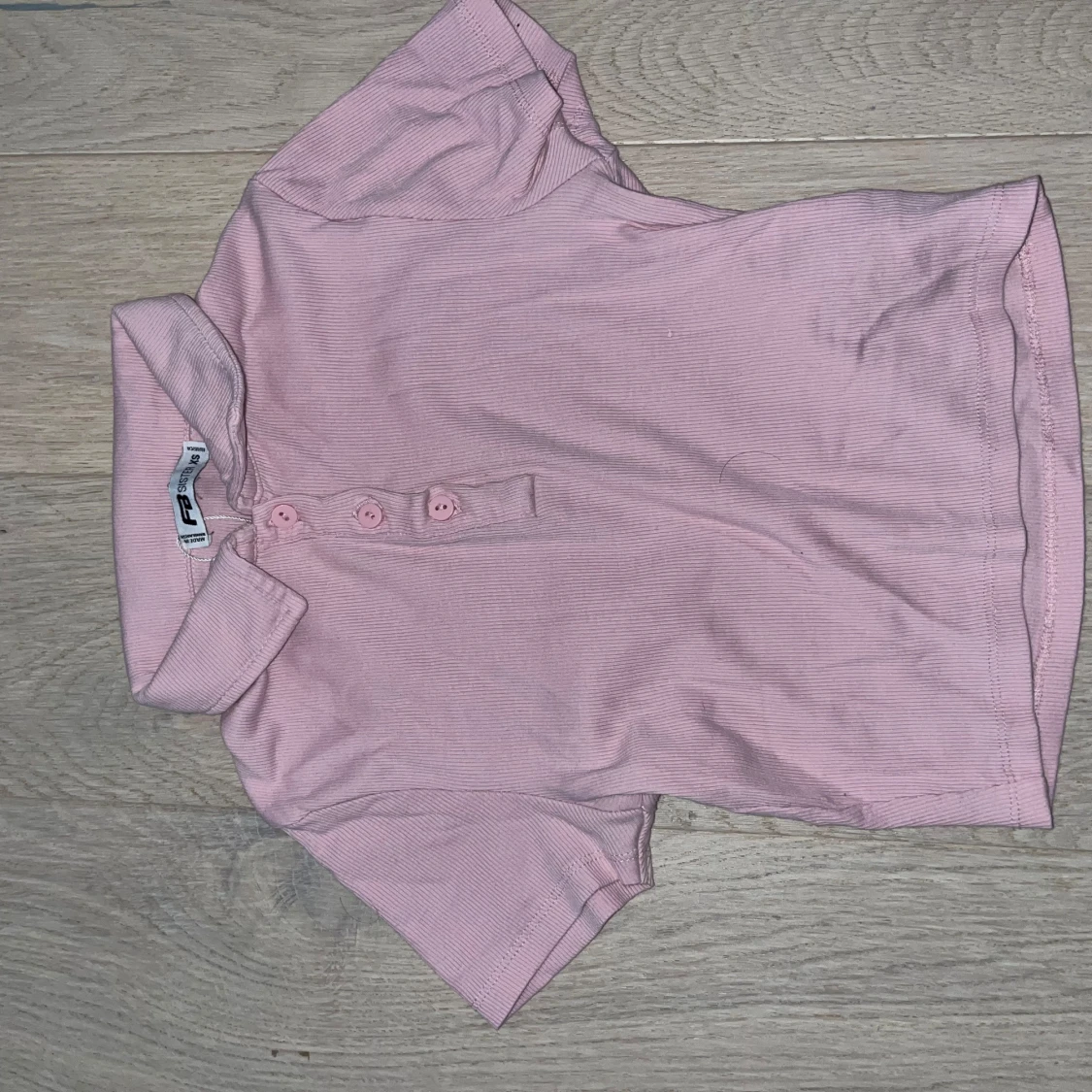 Rosa croppad polotopp - 90