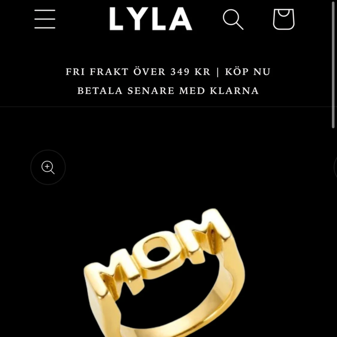 Mom ring guld
