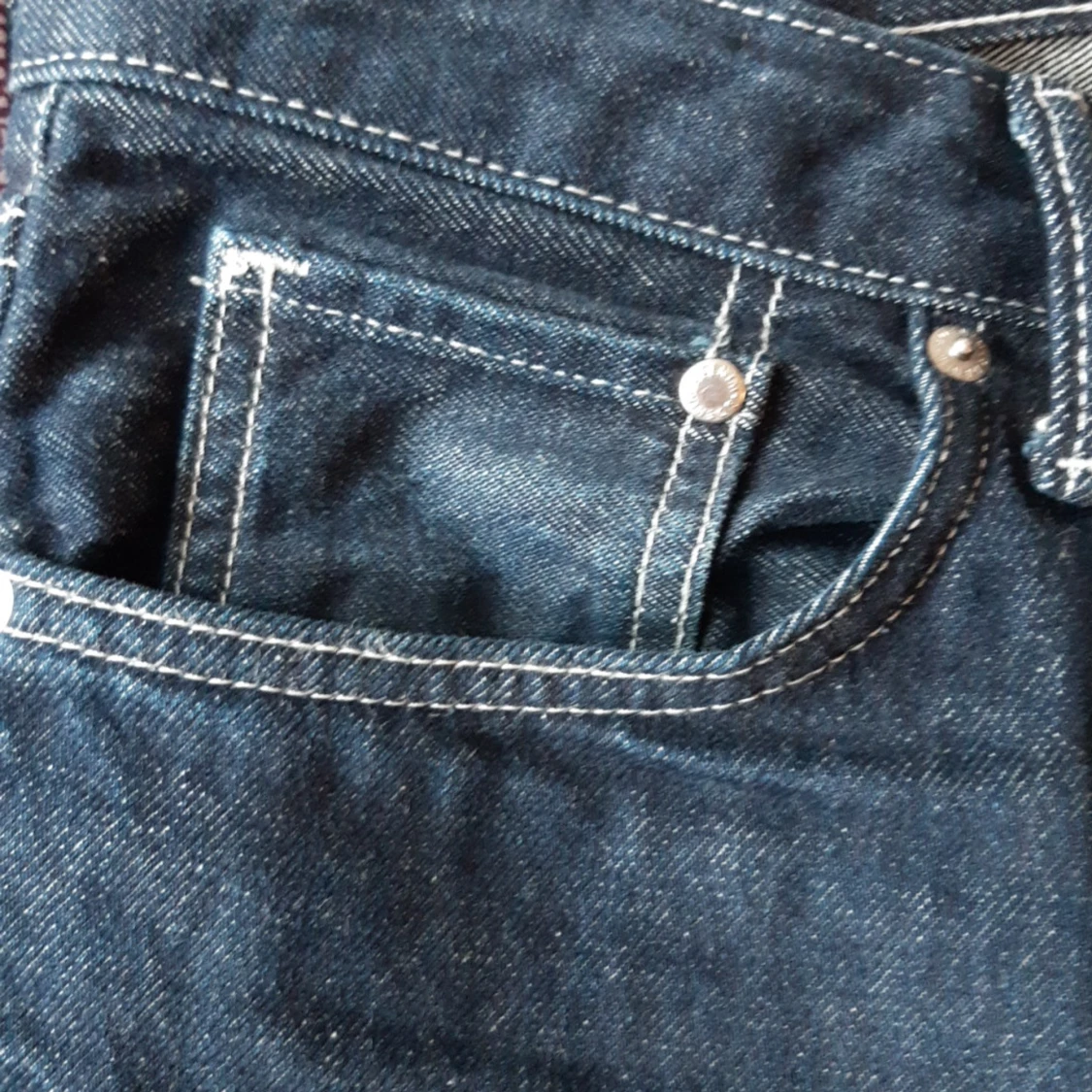 Mörkblå jeans från H&M - 92