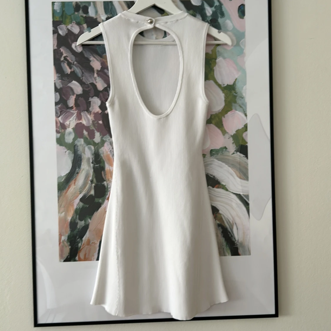 Vit miniklänning  - 90