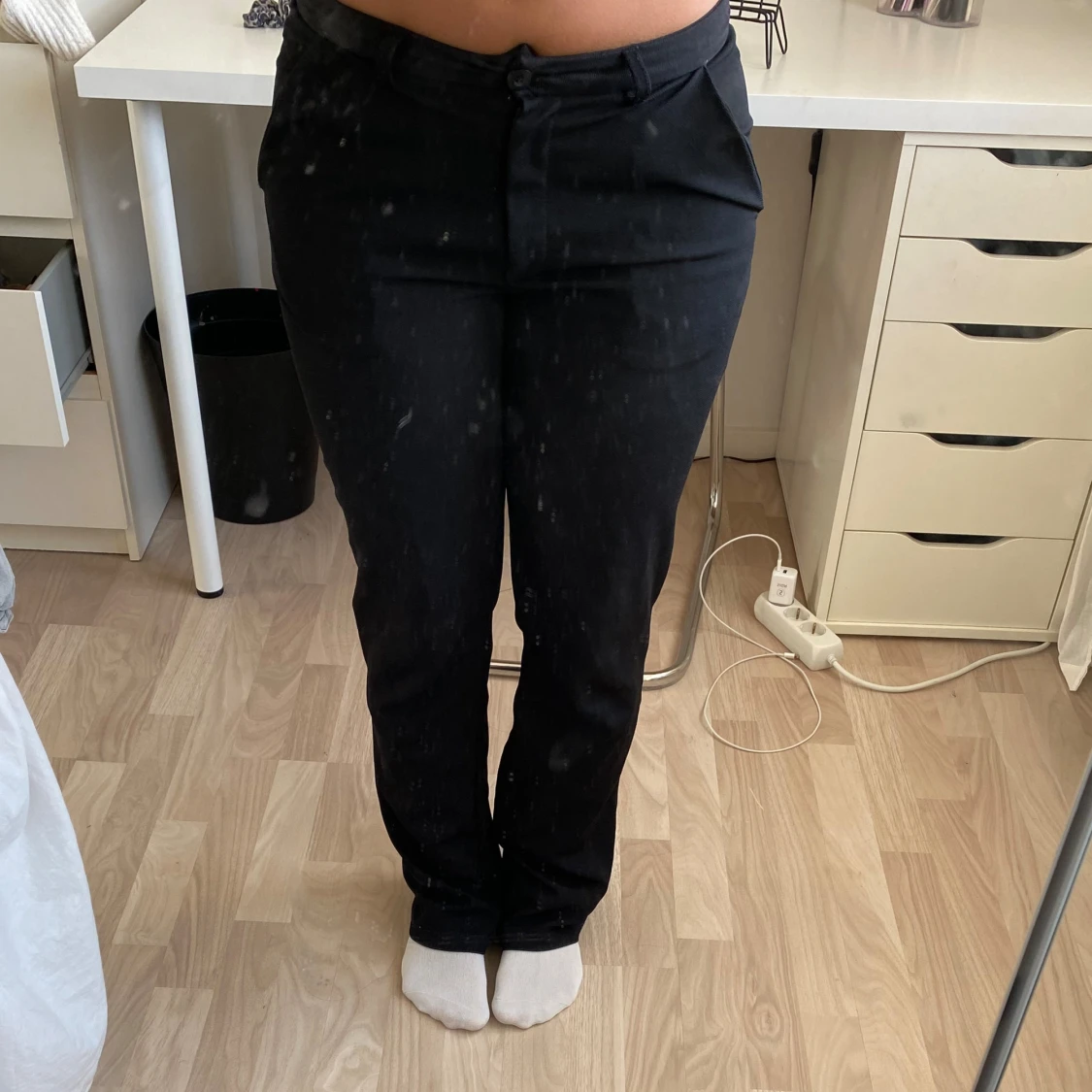 Svarta kostymbyxor - 90