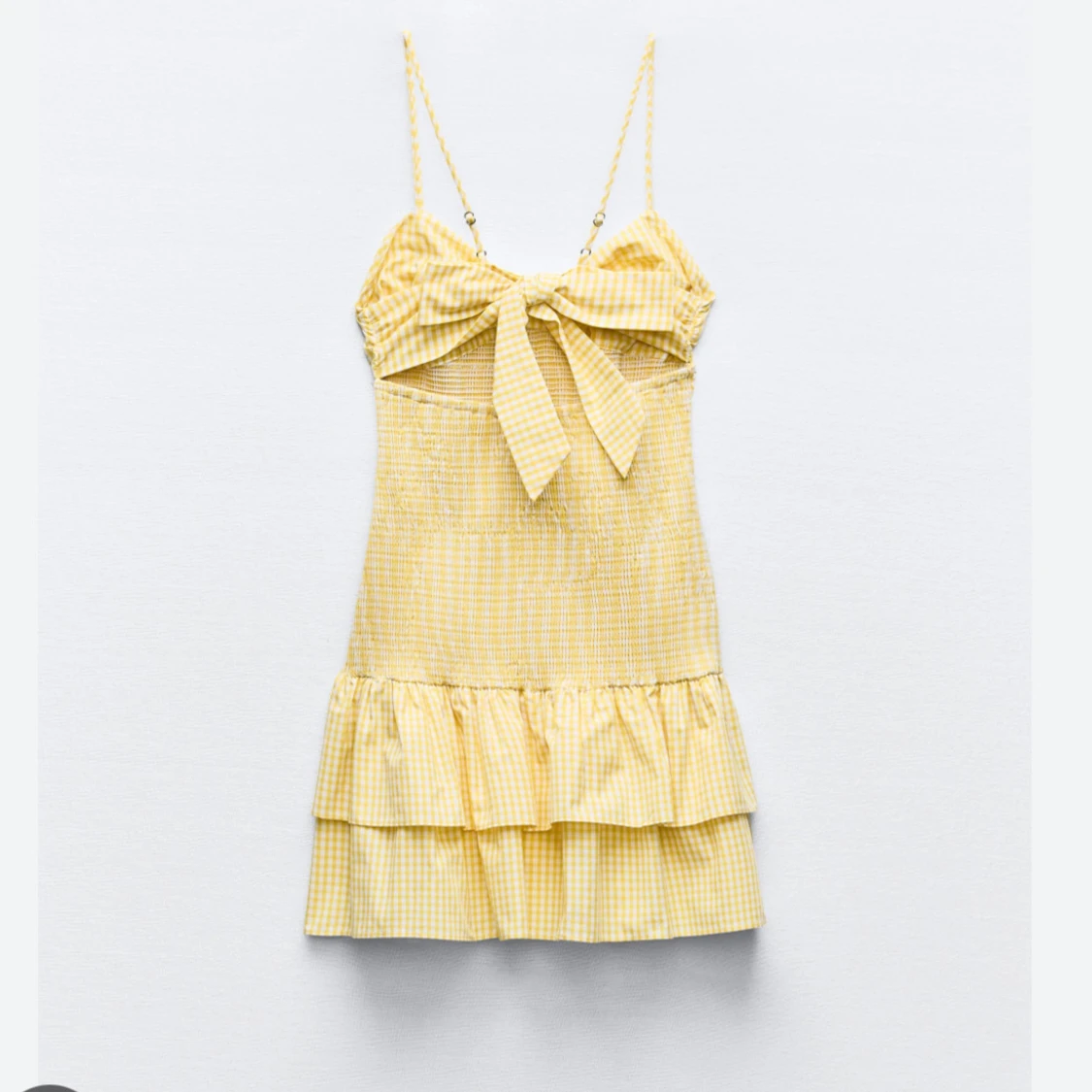 Gul zara klänning  - 90