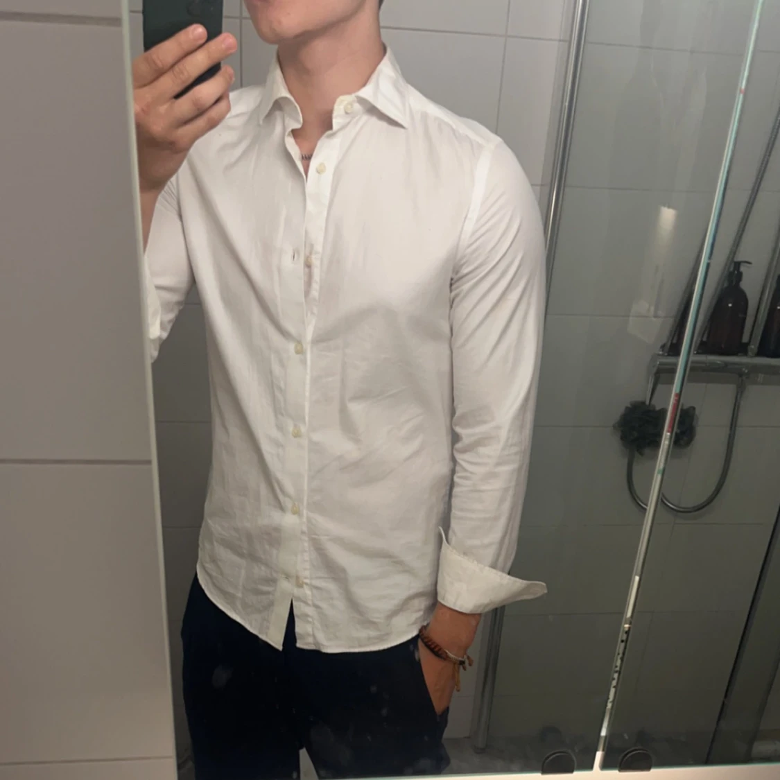 Vit Skjorta - 90
