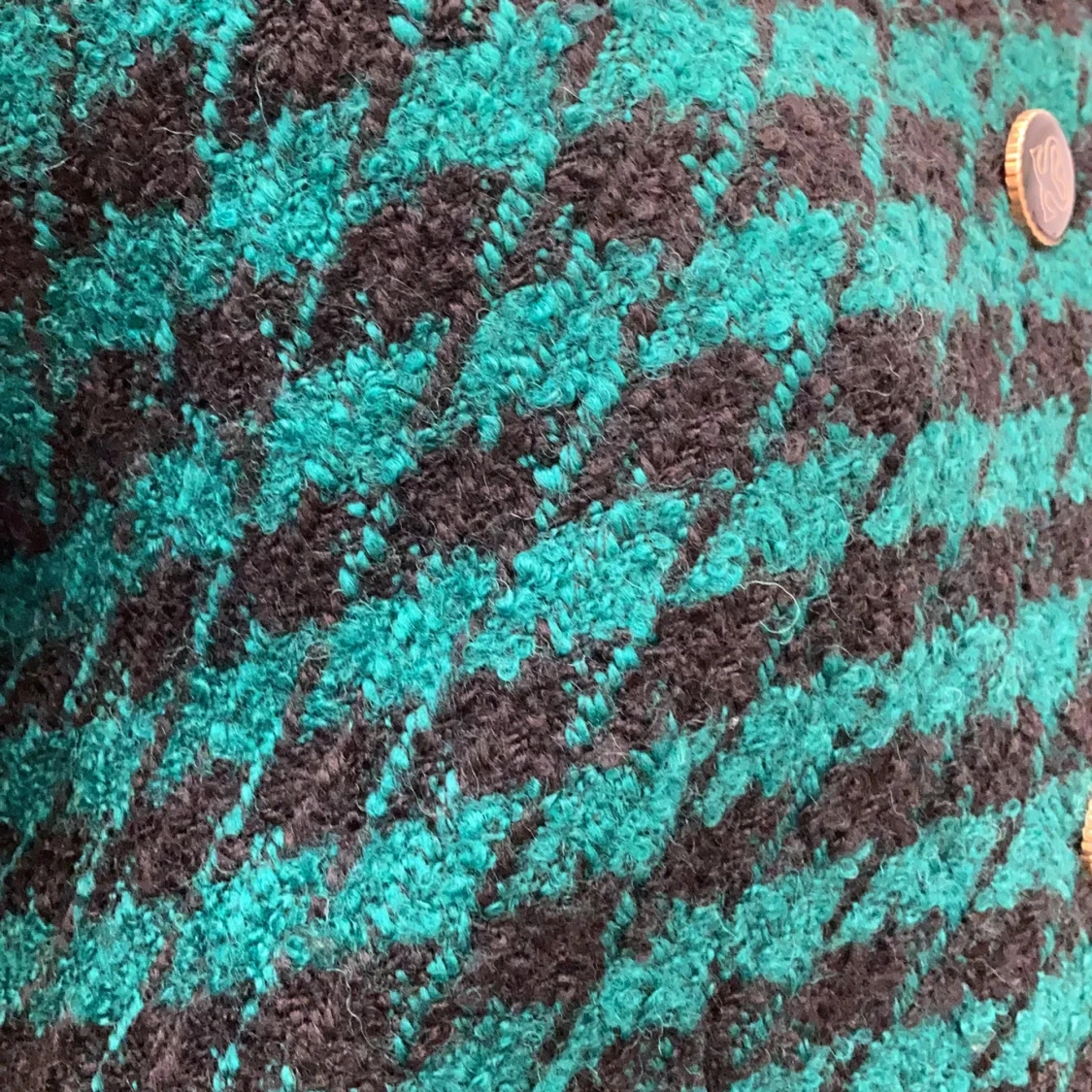 Grön och svart rutig jacka från Sandro - 93