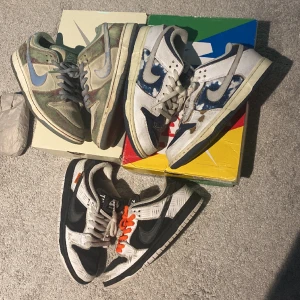 Sb dunks  - Säljes allt i ett paket  1400kr  Alla storlek 40, skated/ använda.  Rep box till Huf dunks 