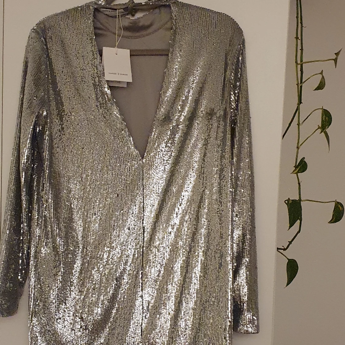 Samsøe samsøe paljettklänning - 90