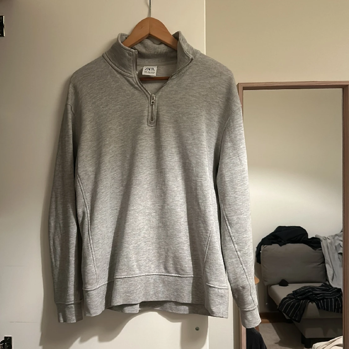 Half zip tröha