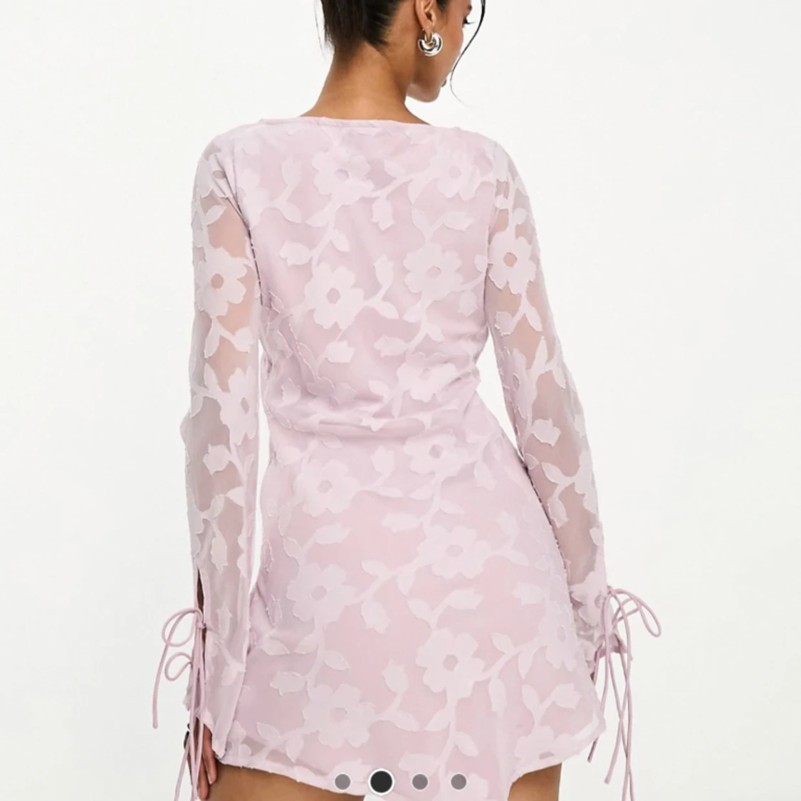 Rosa Blommig klänning  - 91