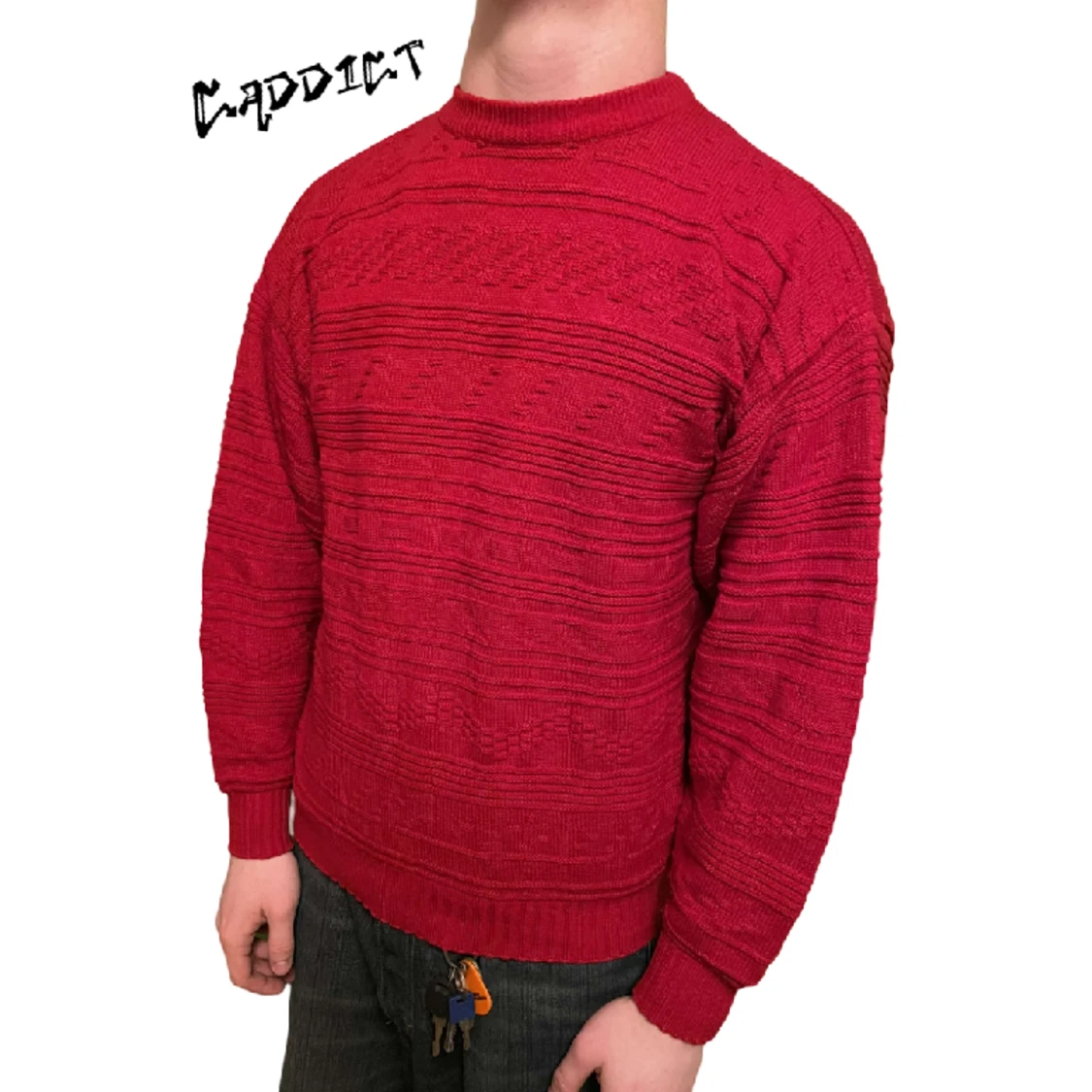 Vintage stickad tröja  - 90