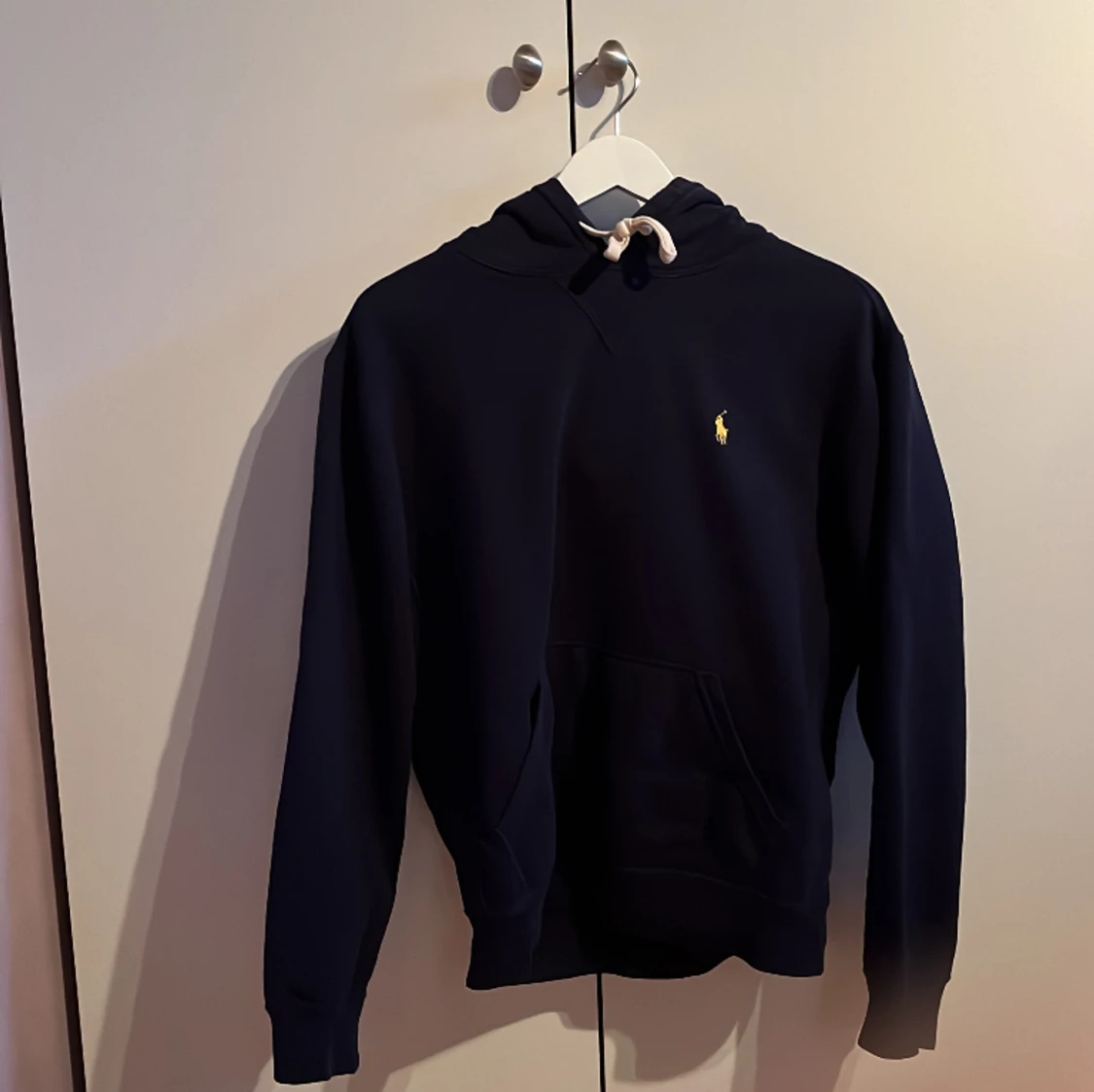 Marinblå Ralph Lauren hoodie 