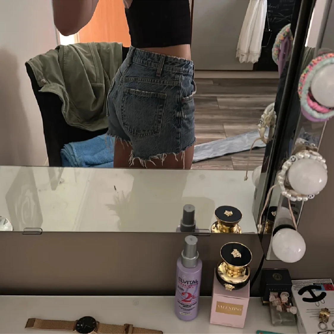 jeansshorts från zara  - 91