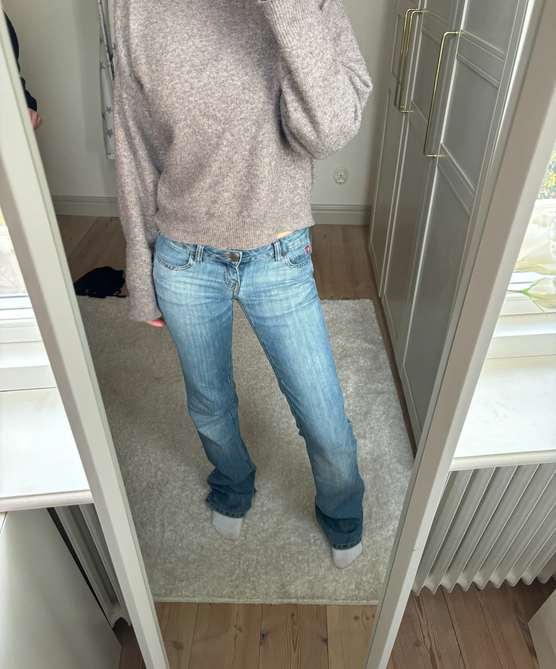 Lågmidjade jeans