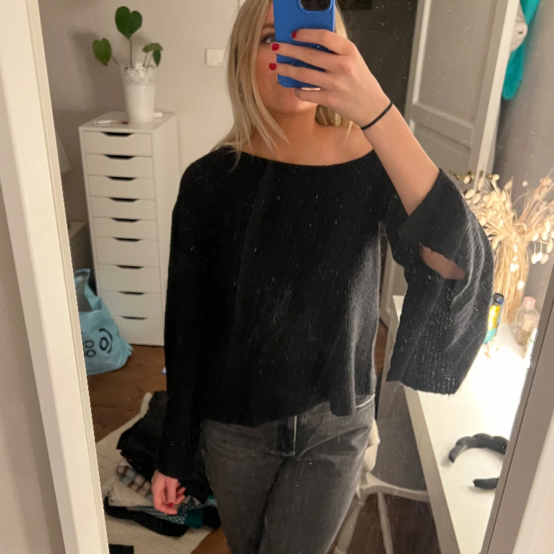 Stickad tröja  - 90