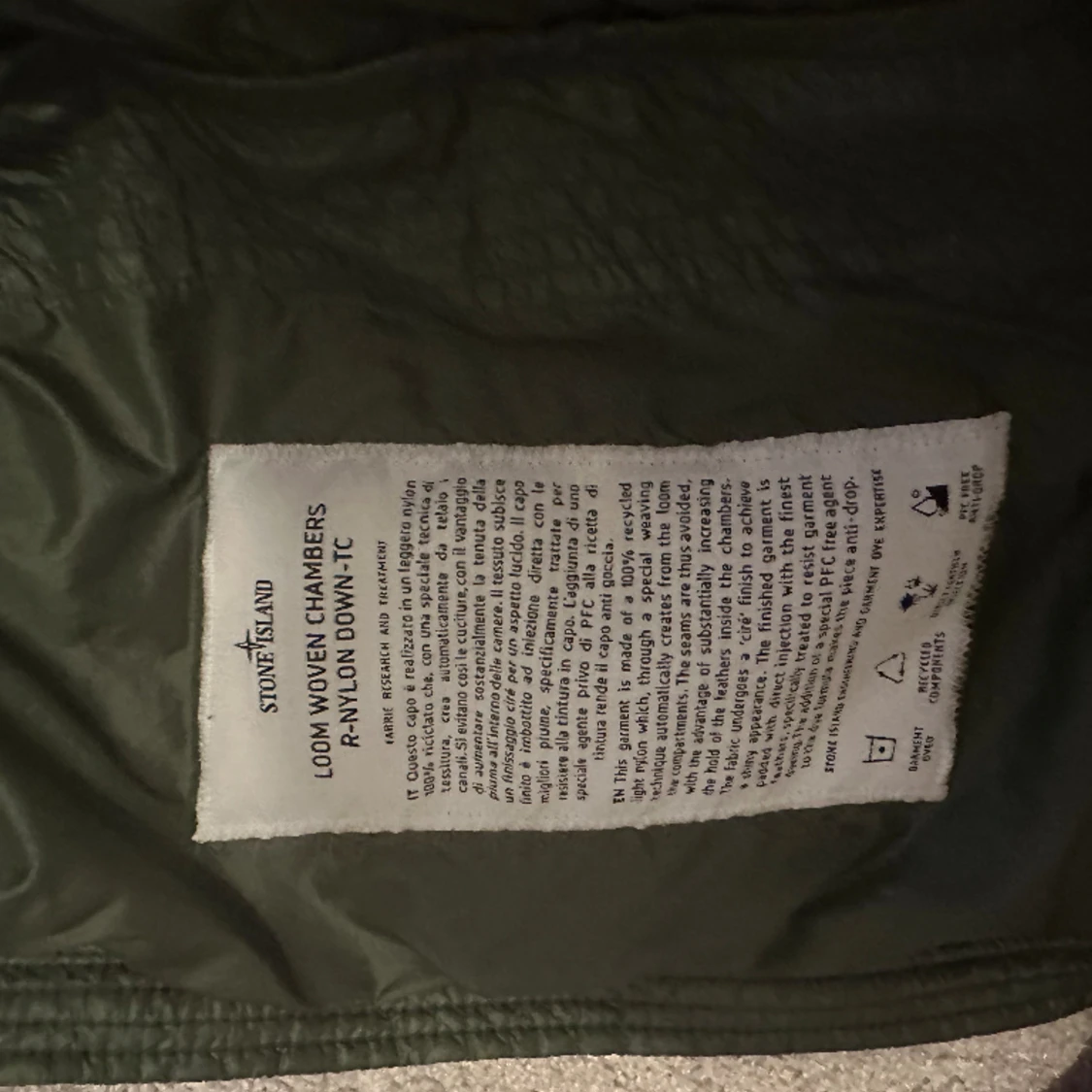 Stone Island jacka grön - 90