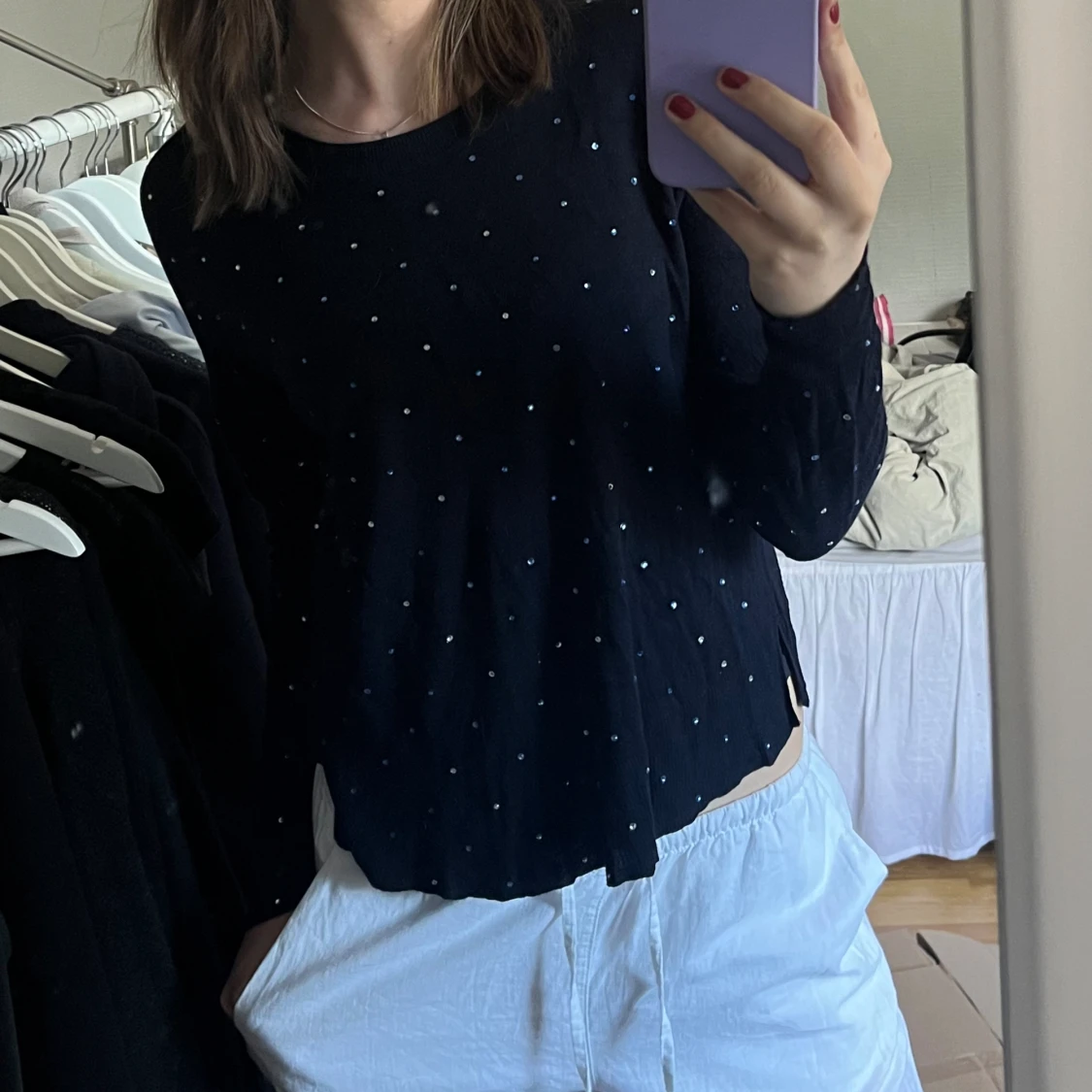 Supersöt blå tröja!! - 91