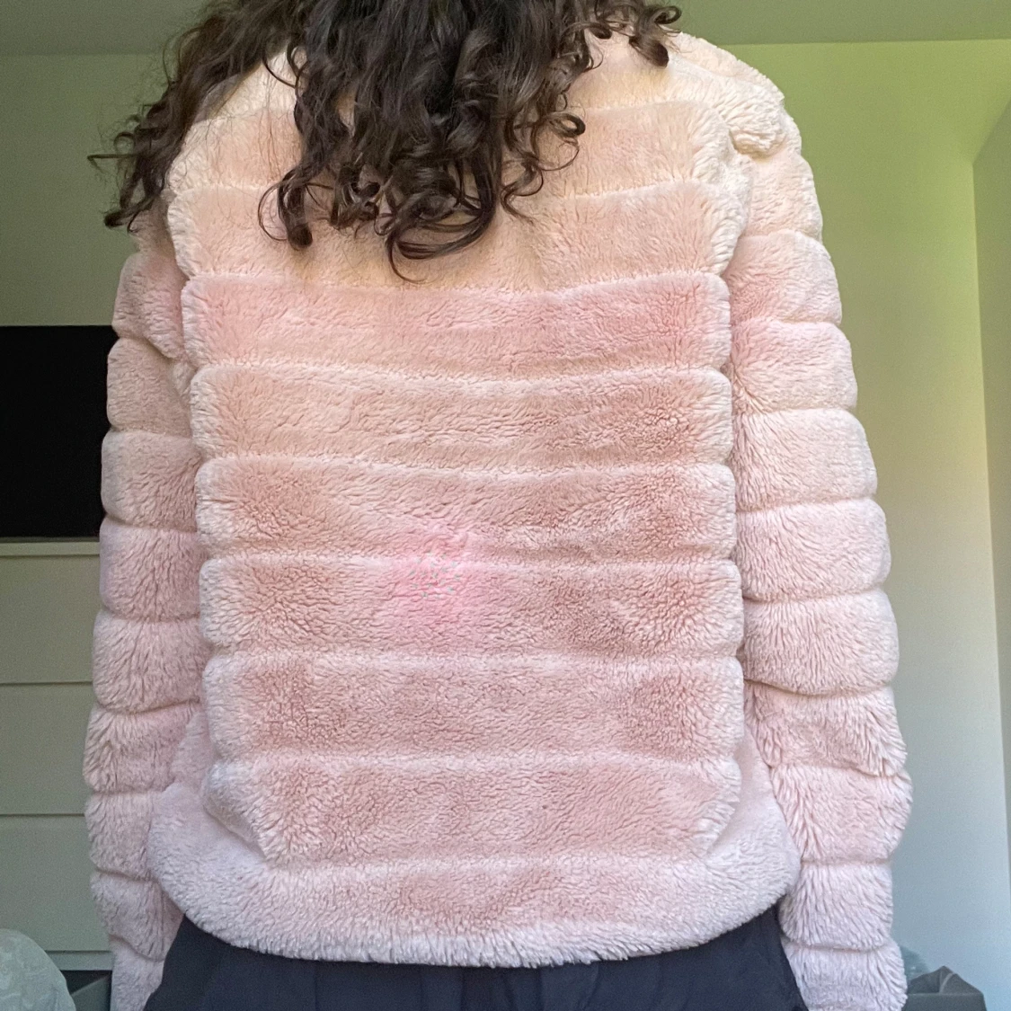 Rosa pälsjacka - 91