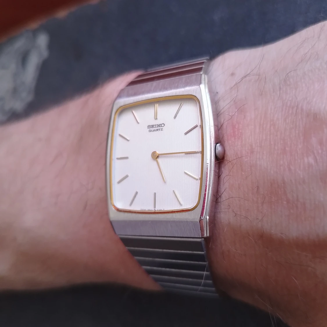 Seiko vintage armbandsur tank - 90