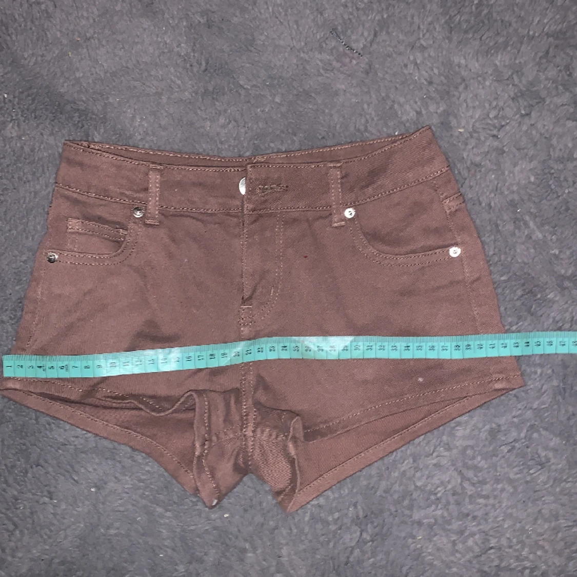 Bruna low waist jeansshorts - 91