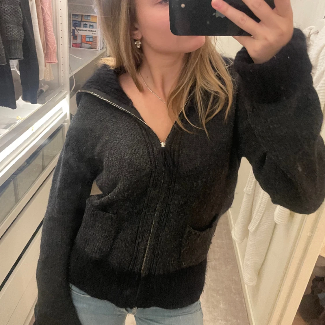 Cool stickad kofta  - 91